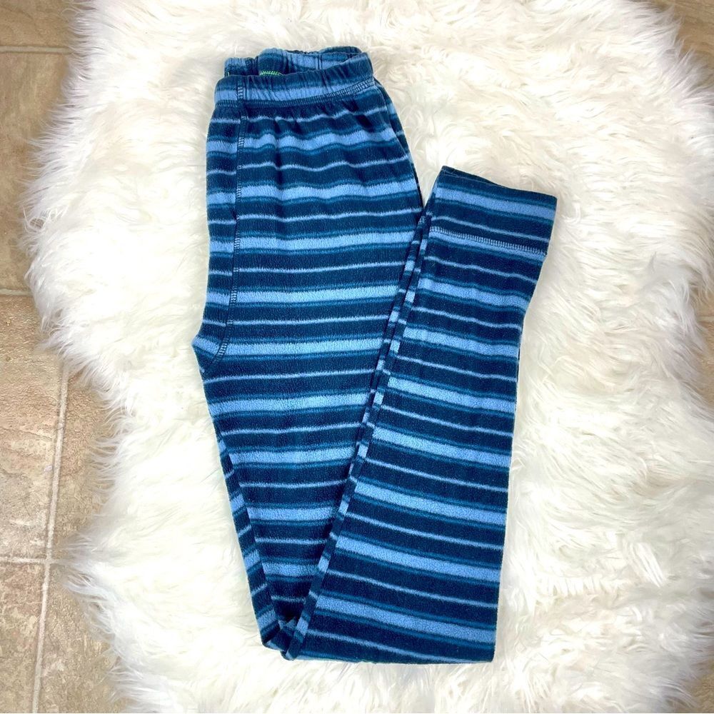 Climate Right, pajama bottoms XL, blue black stripes pants.